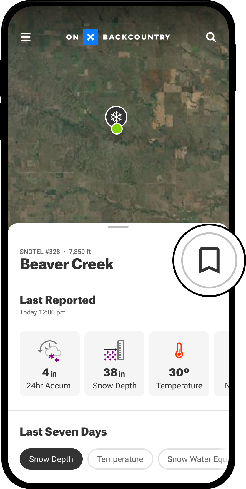Save Content Map Query SNOTEL Backcountry App.png