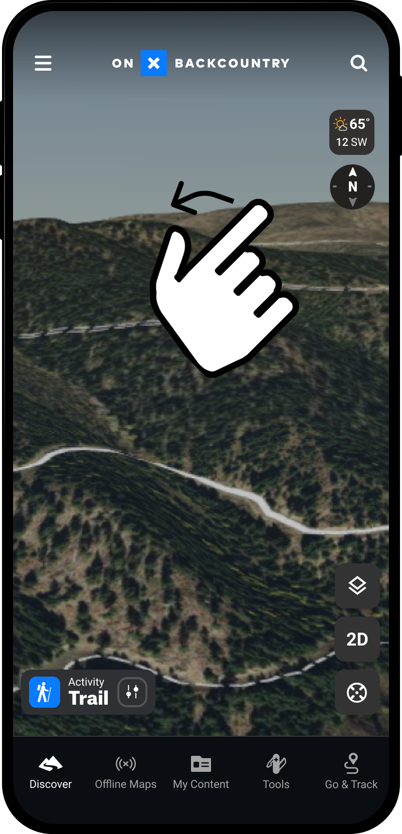 Rotate the Map 3D Backcountry App.png