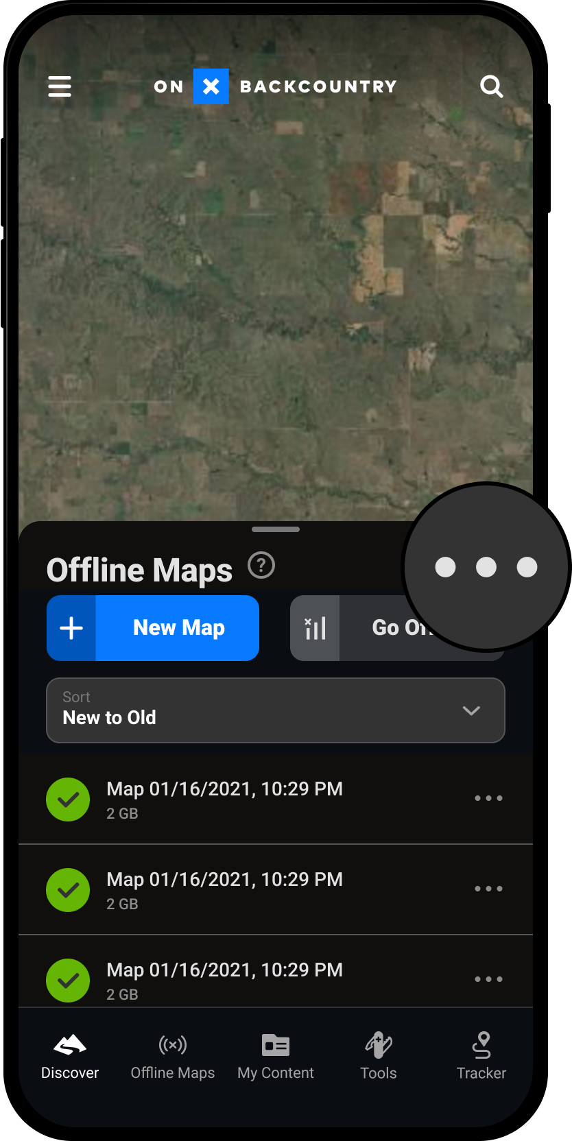 Sync and Update Offline Maps Menu Backcountry  App.png