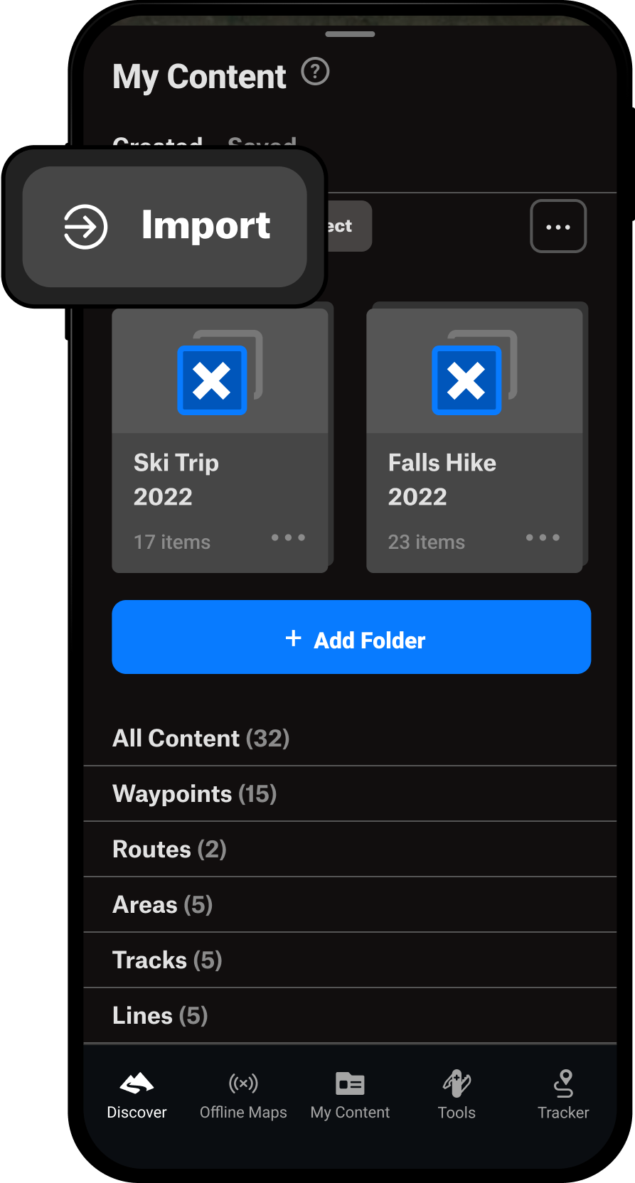Import My Content Menu Backcountry App.png
