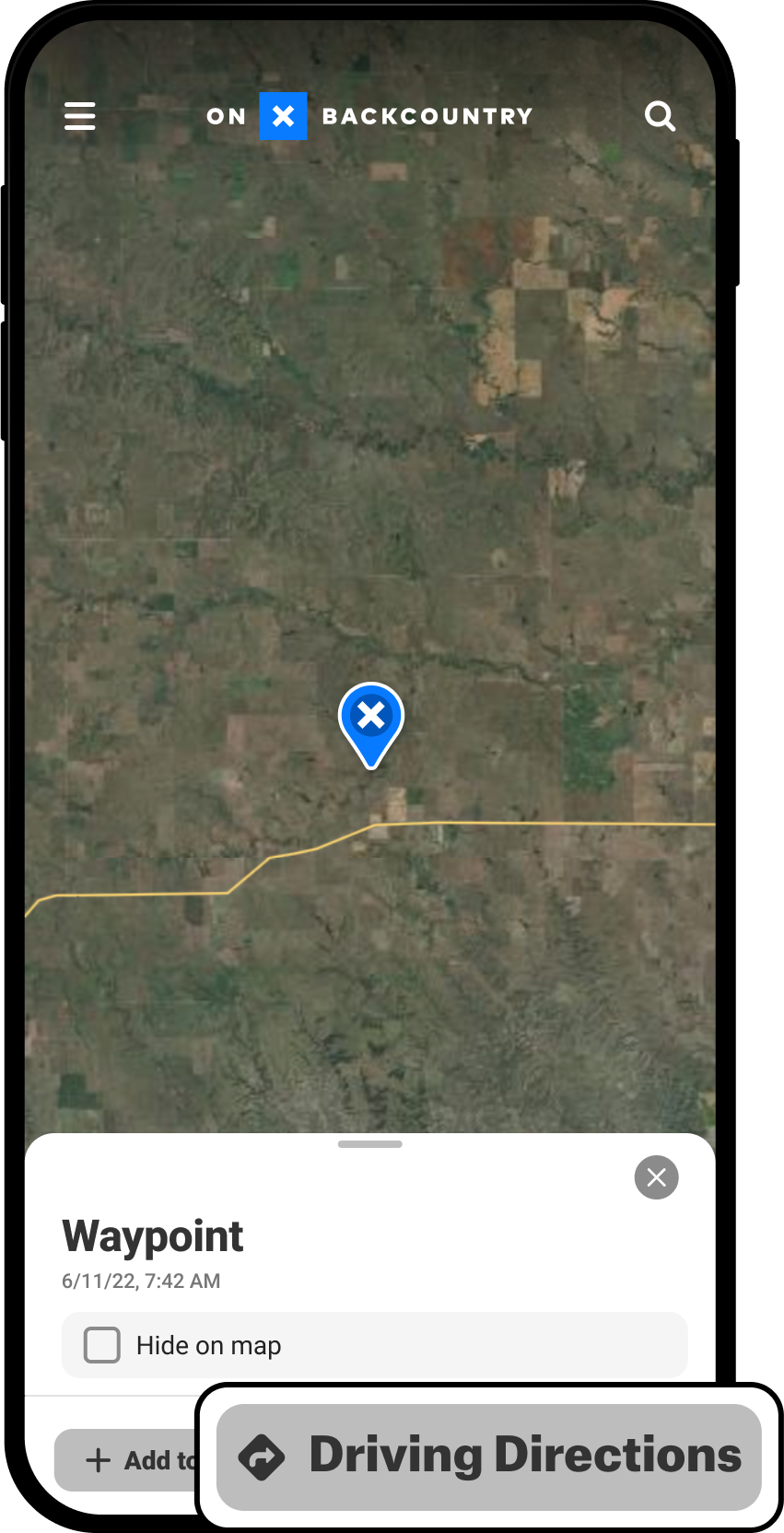 Driving Directions Waypoint Info Card Backcountry App.png