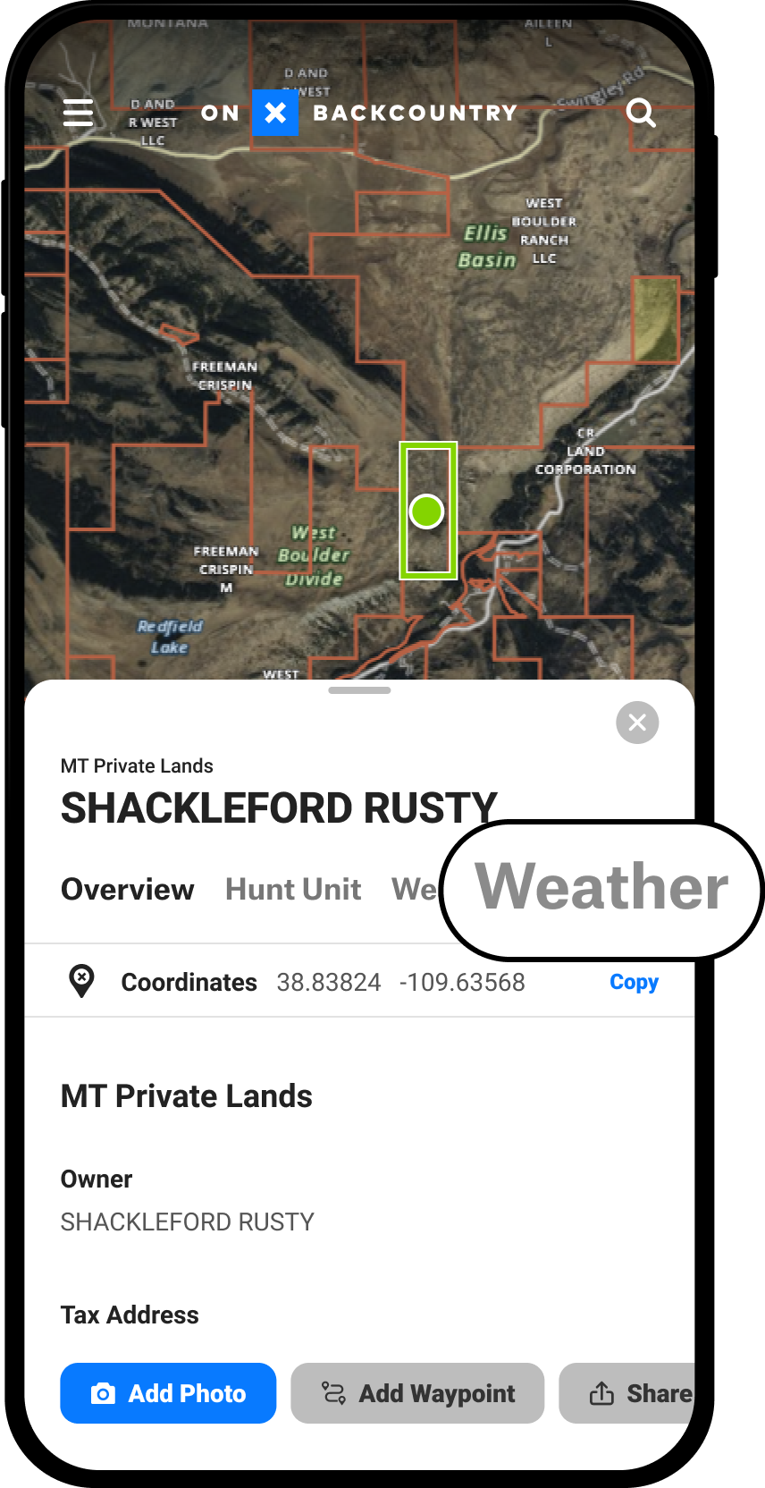 Weather Tab Map Query Private Land Backcountry App.png