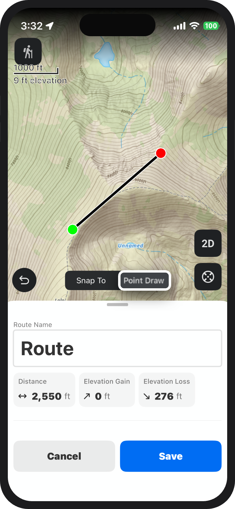 Backcountry App Line Distance.png